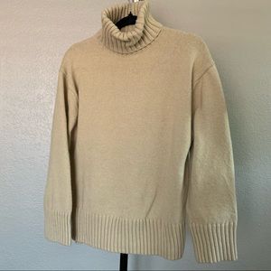 H&M Women’s Beige Turtleneck Sweater